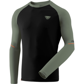 Alpine Pro Langarmshirt Herren, 54/2X, 0913, black out SAGE/5290, Dynafit