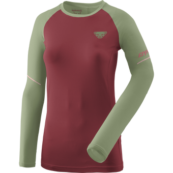 Alpine Pro Langarmshirt Damen, 48/42, 6561, burgundy/5290, Dynafit