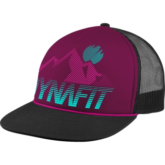 Graphic Trucker Cap - Dynafit, 6212 Beet Red/0910/Synthwave, 173 Uni58