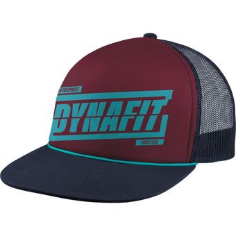 Graphic Trucker Cap, 6561 burgundy/3010 TABLOID, UNI58 - DynaFit