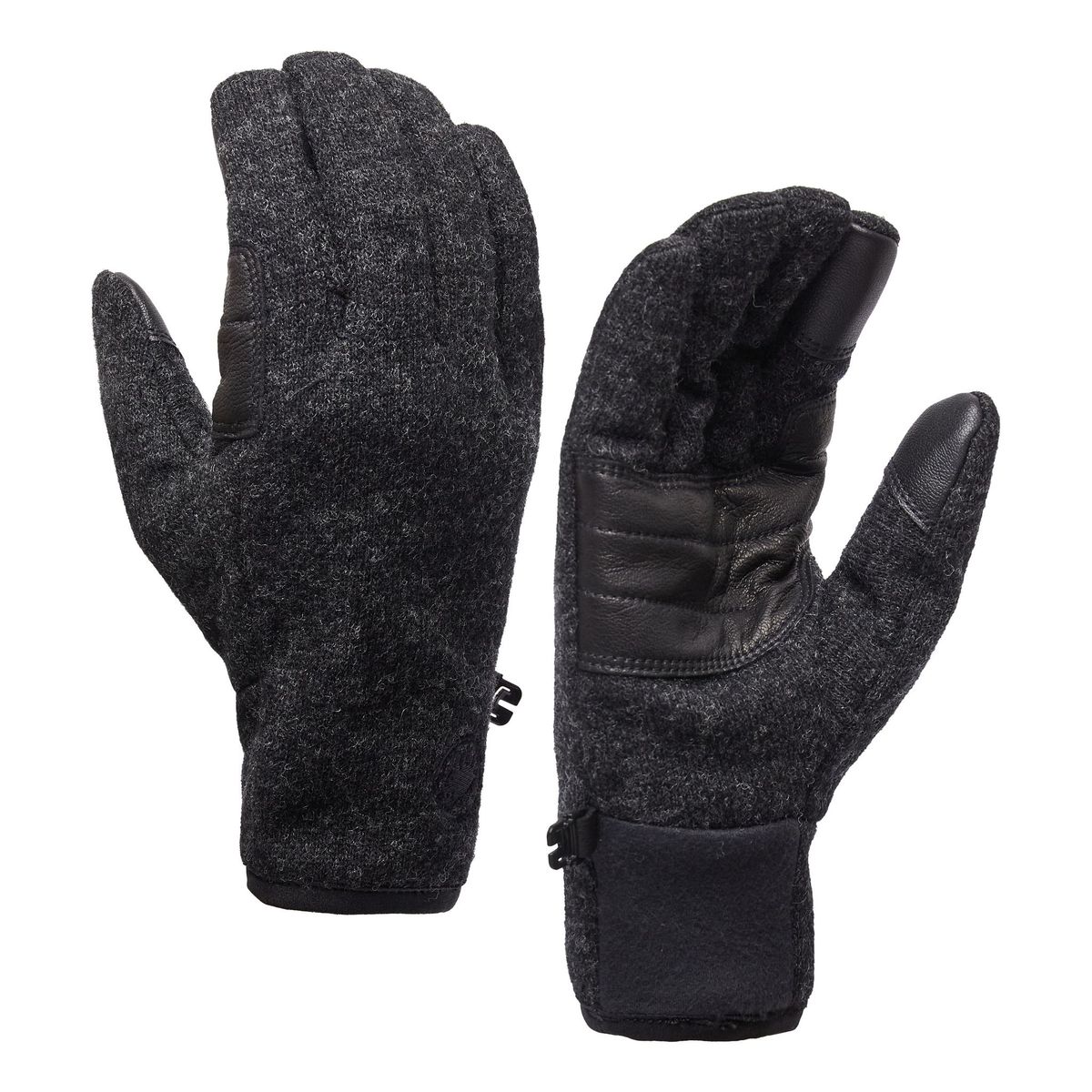 Mammut Passion Glove – Fingerhandschuhe Mit Wolle Und Fleece – Black Mélange/6