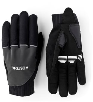 Bike Reflective Long - 5 finger MTB / Bike Handschuh, Größe 10, Farbe 370 Dark grey, Hestra 39560
