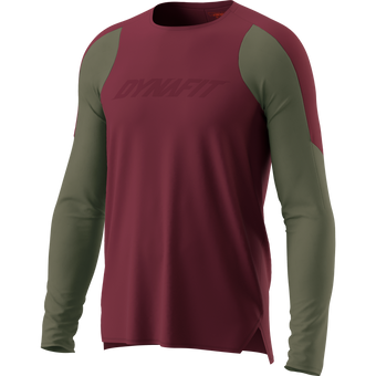 Ride Langarmshirt Herren, XXL, 6561, burgundy/5560, Dynafit