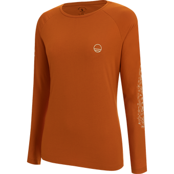 Session Langarmshirt Damen, S, 4140, sandstone, Wild Country