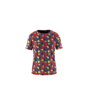 Dimension T-Shirt M, Climbing, Man, T-Shirt, B46R24 Night Sky/Mountain Red, M - La Sportiva