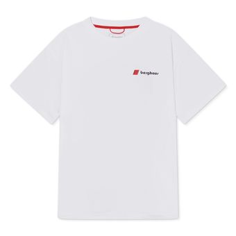 Cyclops Shortsleeve Tee, Unisex T-Shirt, 2XL, PURE WHITE, Berghaus