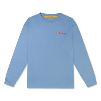 Mera Peak Longsleeve Tee, Unisex T-Shirt, 2XL, DAY FLOWER, Berghaus
