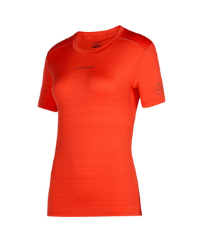 Sunfire T-Shirt W, Ski Mountaineering, Woman, T-Shirt, R22G00 Cherry Tomato/Carbon, L - La Sportiva