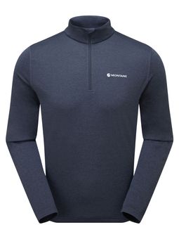 Dart Zip Neck (Herren), XS, ECL18 eclipse blue, Technisches Langarmshirt mit Reißverschluss - Montane
