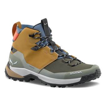 Puez Mid Powertex Schuh Herren, Größe 9,5, Farbe 2151-Golden Brown/Shadow - Salewa