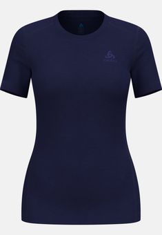 Natural Merino 200 Base Layer T-shirt, 21120 eclipse, S, Odlo