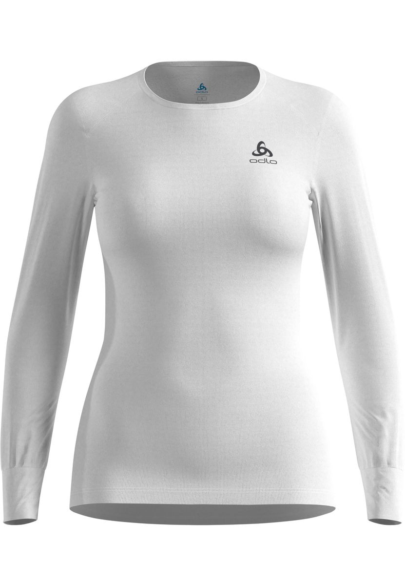 Odlo Active Warm Thermounterwäsche Damen – Langarmshirt mit Rundhals | Weiches Thermoshirt aus 100 % recyceltem Polyester – wärmend, feuchtigkeitsableitend und ideal für Ski & Wintersport - Bild 4