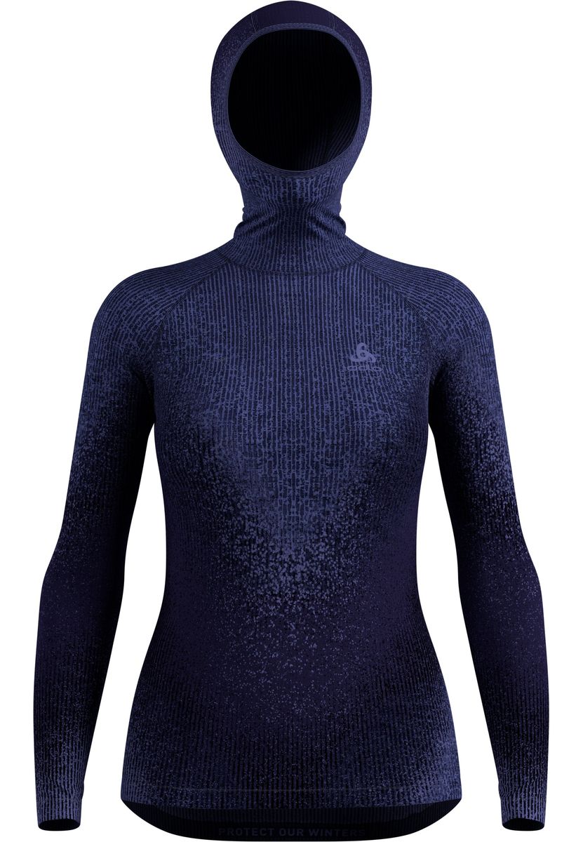 Odlo, Damen, Funktionsshirt, Blackcomb Eco Facemask (S), Violett, Blau - Bild 5