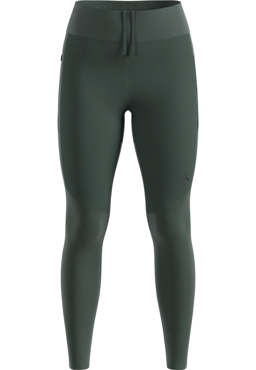Odlo, Damen, Langlaufhose, Zeroweight Warm Reflective (S), Grau - Bild 2