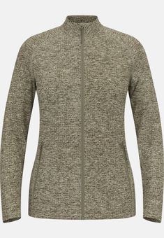 Tencia Mid Layer Jacke, 40457 vetiver melange, S, Odlo