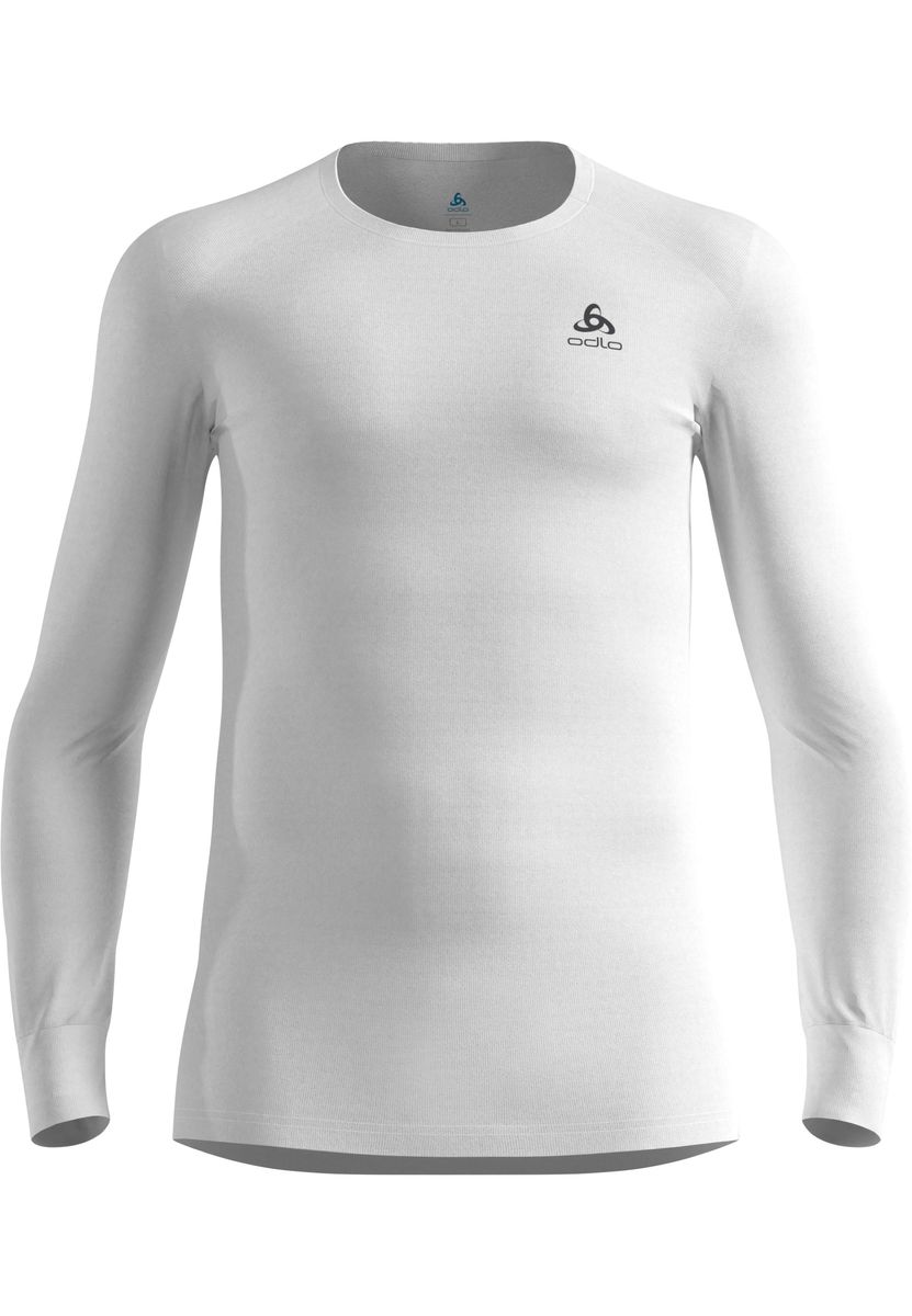 Odlo Herren Active Warm Base Layer Langarmshirt, - 10000 White/M - Bild 4