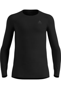 Active Warm Base Layer Langarmshirt, 15000 black, XL, Odlo