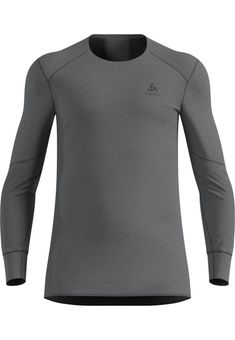 Active X-Warm Base Layer Langarmshirt, 10183 odlo steel grey melange, L, Odlo