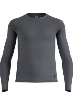 Performance Light Base Layer Langarmshirt, 15700 grey melange, L, Odlo