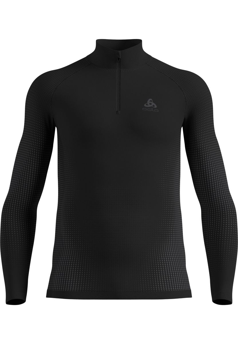 Odlo Herren Schwarz Performance Warm Base Layer Half-Zip Für - Skilanglauf, Ski & Snow - Xl - Bild 4