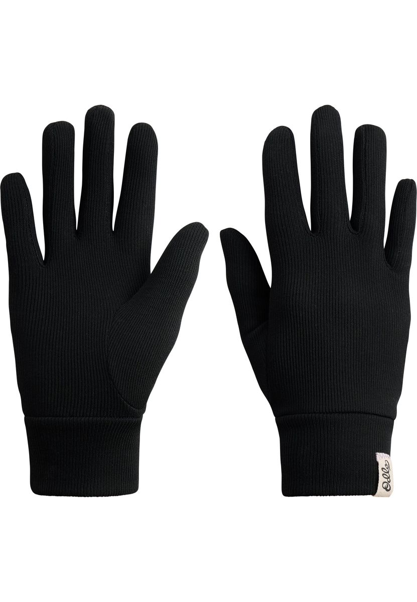 Odlo Unisex Kinder Active Warm Kids Handschuhe, - 15000 Black/L