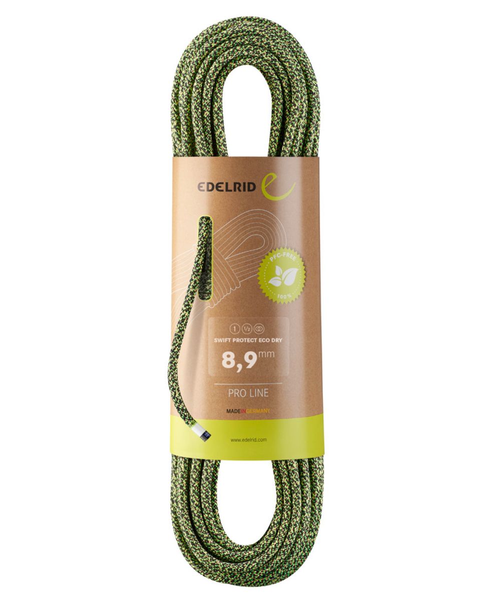 Edelrid Unisex Night-Green Swift Protect Eco Dry 8,9Mm - Einfachseil - Image 2