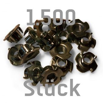 250 Stück 1/4-20 Massive Messing-Maschinenschrauben – Sechskantmuttern, Zoll-Gewinde, Von Fastenere